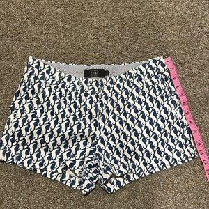 J Crew women’s chino short seahorse pattern size 2
